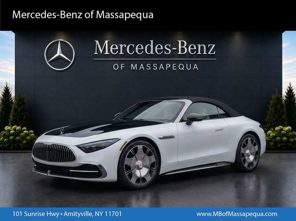 White 2026 Mercedes-Benz SL-Class Convertible All-Wheel Drive 9-Speed Automatic