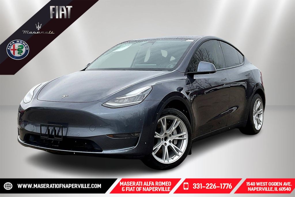 Gray 2020 Tesla Model Y Long Range AWD SUV / Crossover All-Wheel Drive 1-Speed Automatic