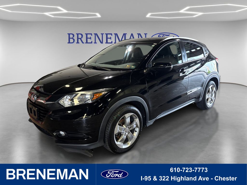 Black 2016 Honda HR-V SUV / Crossover All-Wheel Drive Continuously Variable Transmission