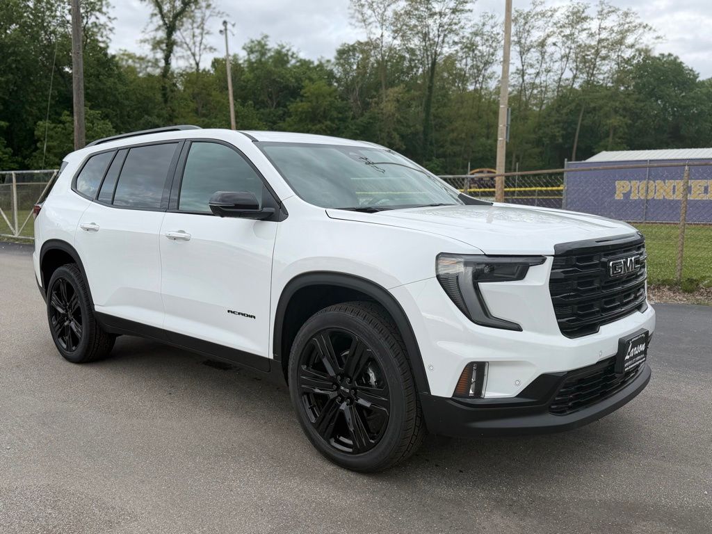Summit White 2026 GMC Acadia SUV / Crossover Four-Wheel Drive 8-Speed Automatic