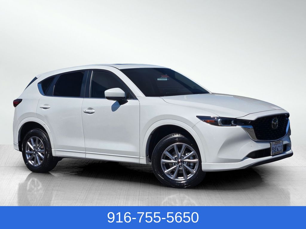 White Metallic 2025 Mazda CX-5 SUV / Crossover All-Wheel Drive 6-Speed Automatic