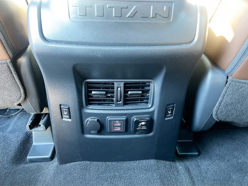 2024 Nissan Titan Platinum Reserve White at Bayshore Chrysler Jeep Dodge Ram