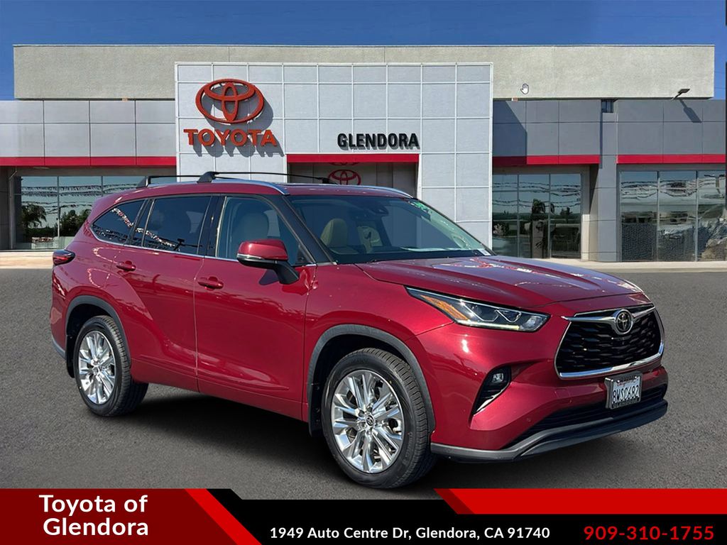 Red (Ruby Flare Pearl) 2021 Toyota Highlander Limited AWD SUV / Crossover All-Wheel Drive 8-Speed Automatic