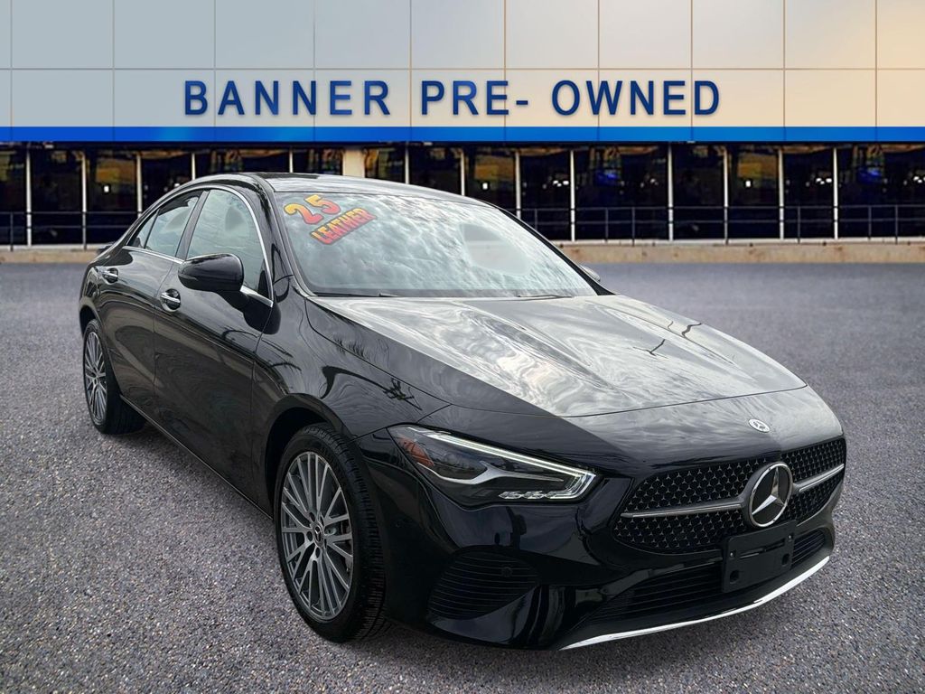 Black 2025 Mercedes-Benz CLA Coupe All-Wheel Drive 8-Speed Dual Clutch