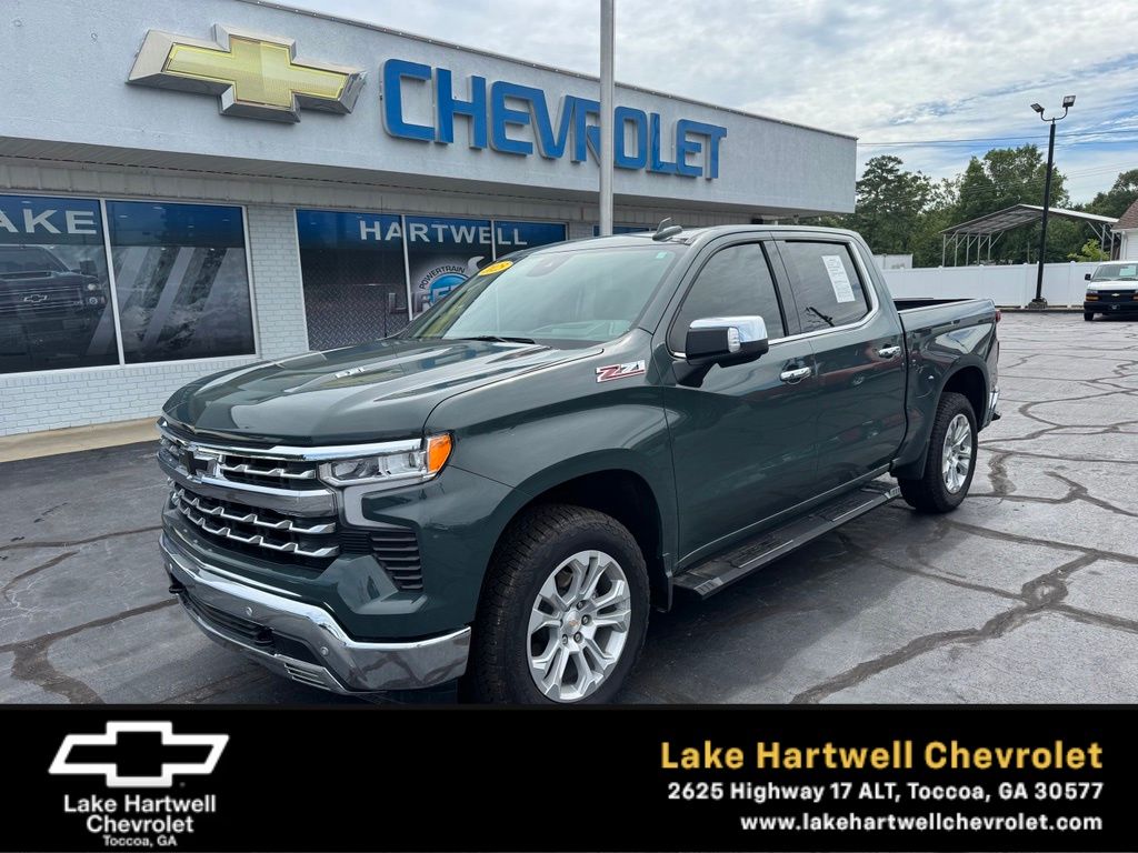 Cypress Gray 2025 Chevrolet Silverado 1500 Pickup Truck Four-Wheel Drive Automatic