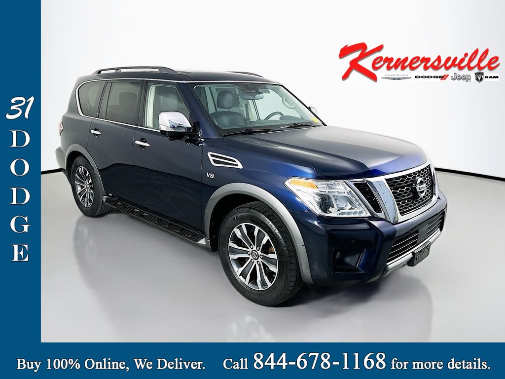 Blue Pearl 2019 Nissan Armada SL 4WD SUV / Crossover Four-Wheel Drive Automatic