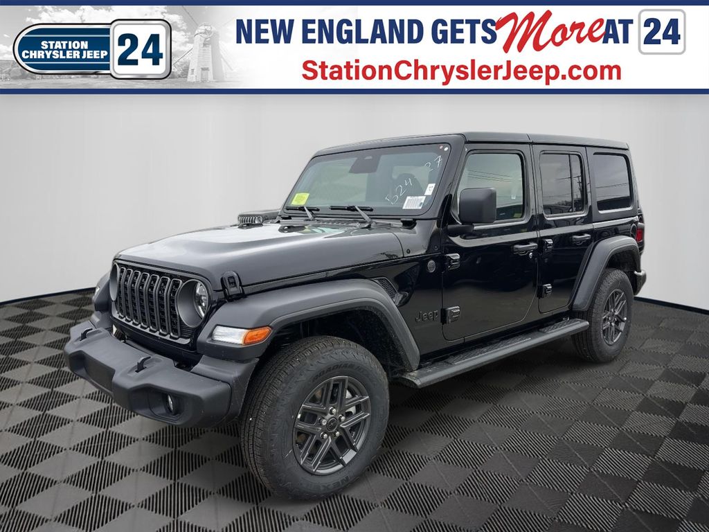 Black Clearcoat 2026 Jeep Wrangler Sport S 4-Door 4WD SUV / Crossover Four-Wheel Drive 8-Speed Automatic