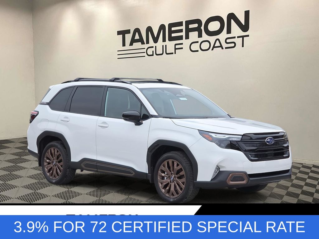 Crystal White Pearl 2026 Subaru Forester SUV / Crossover All-Wheel Drive Continuously Variable Transmission