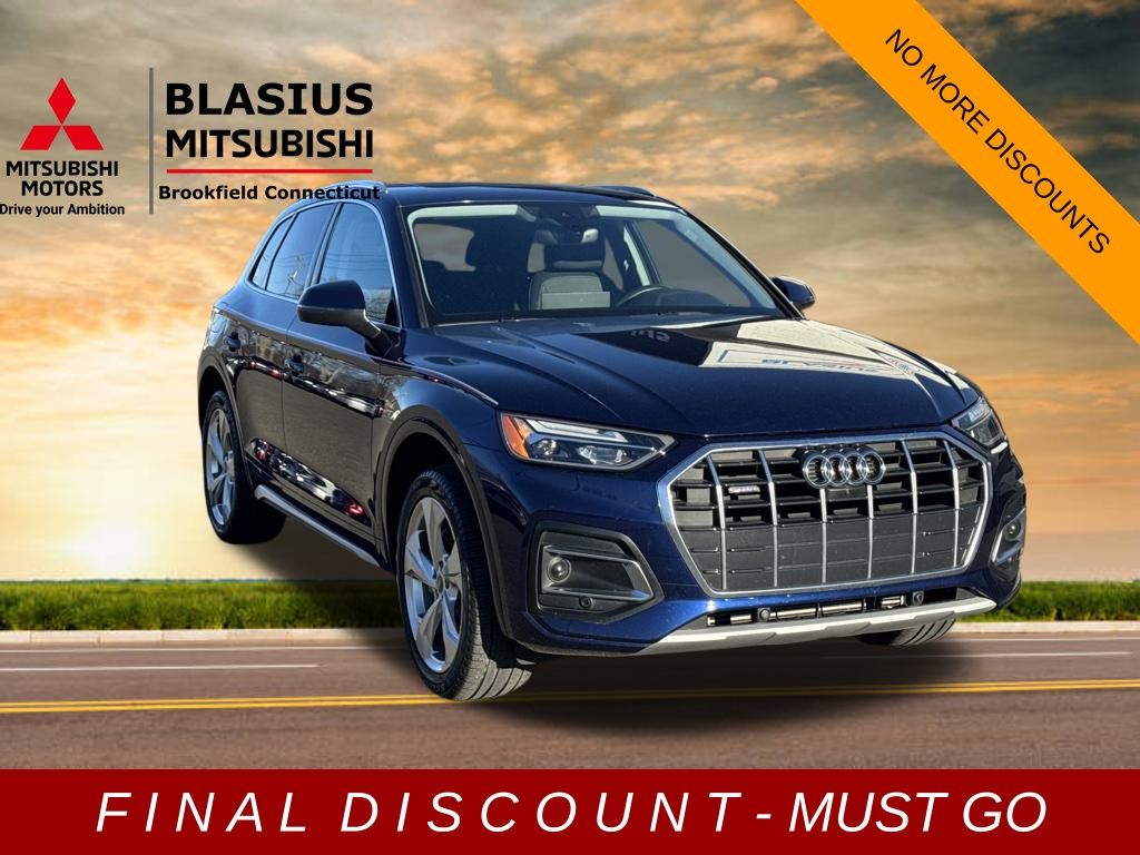 Blue Metallic 2021 Audi Q5 quattro Premium Plus 45 TFSI SUV / Crossover All-Wheel Drive 7-Speed Automatic