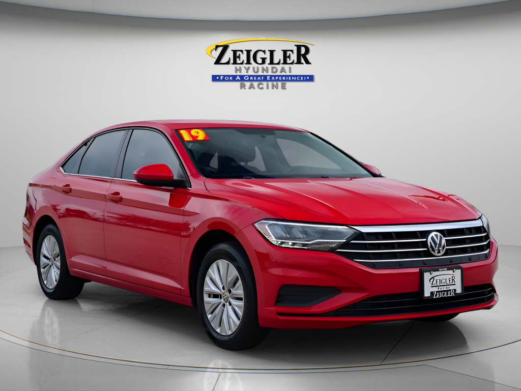 Tornado Red 2019 Volkswagen Jetta Sedan Front-Wheel Drive 8-Speed Automatic