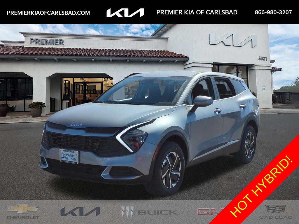 Steel Gray 2025 Kia Sportage Hybrid SUV / Crossover All-Wheel Drive 6-Speed Automatic