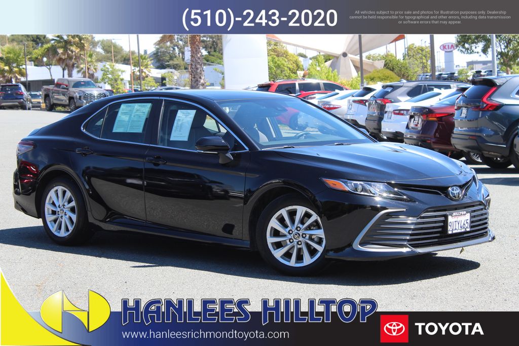Midnight Black Metallic 2023 Toyota Camry Sedan Front-Wheel Drive 8-Speed Automatic