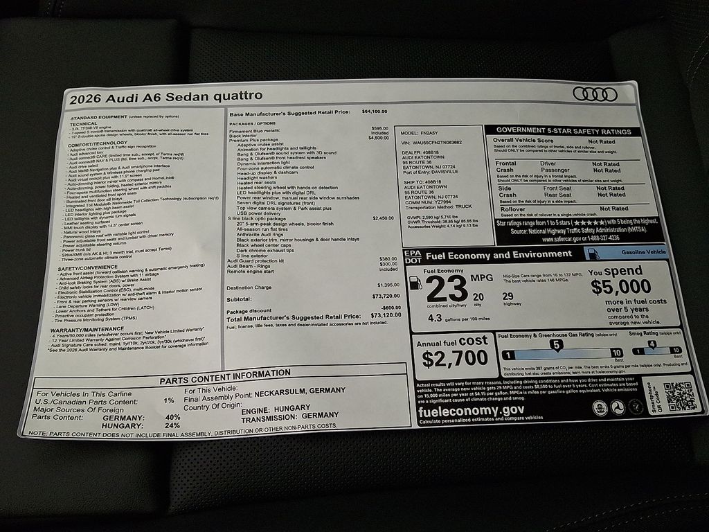 Thumbnail: 2026 Audi A6 - 18