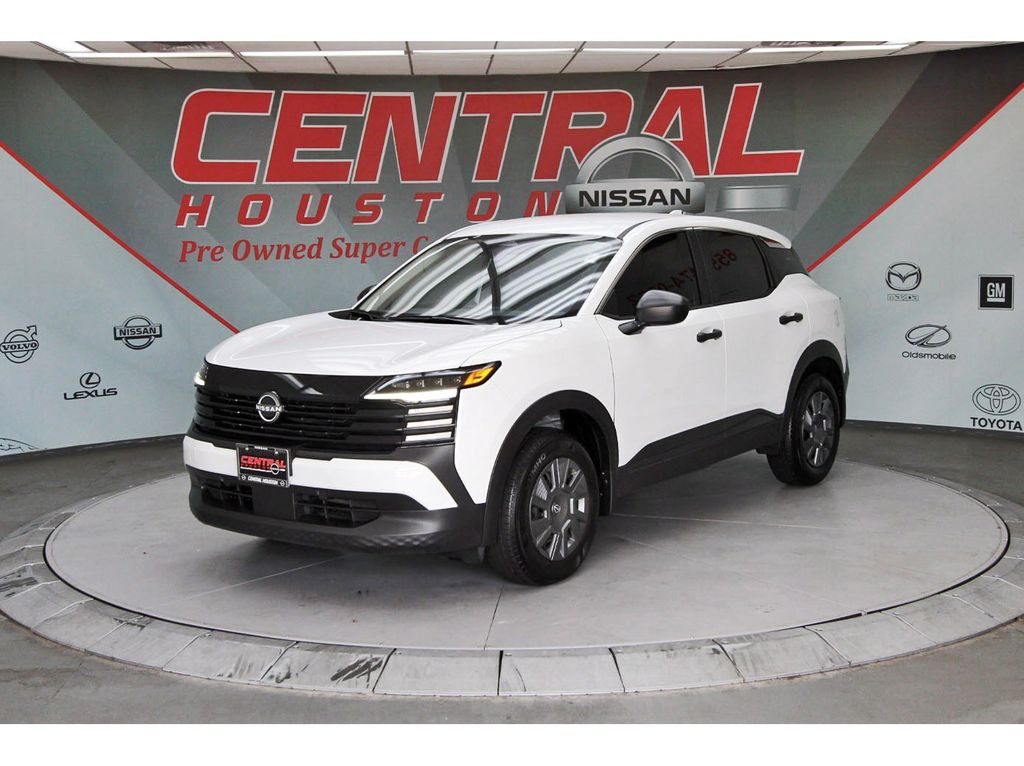 2025 Nissan Kicks S White at Central Houston Nissan