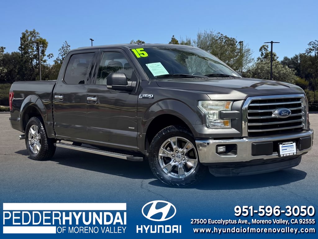 Gray (Magnetic Metallic) 2015 Ford F-150 Pickup Truck 4X2 6-Speed Automatic
