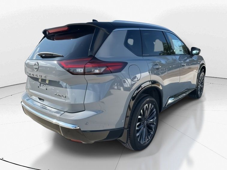 2025 Boulder Gray Pearl/Super Black Nissan Rogue Platinum FWD SUV