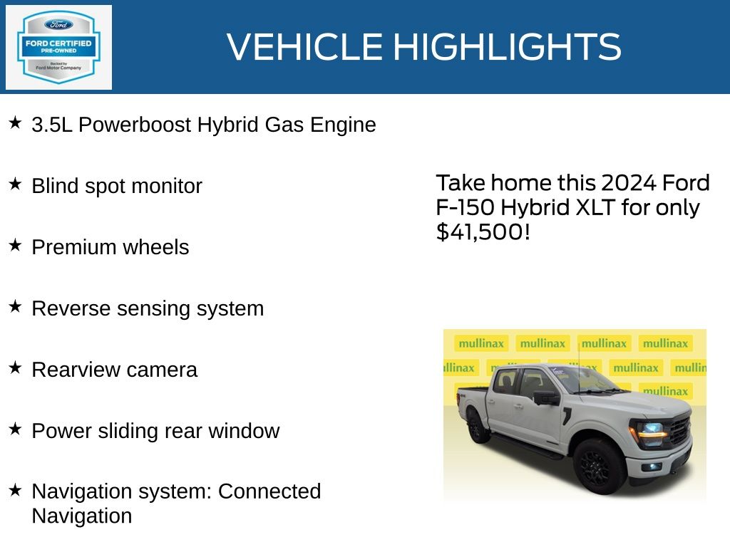 Certified Used 2024 White Ford XLT image 22