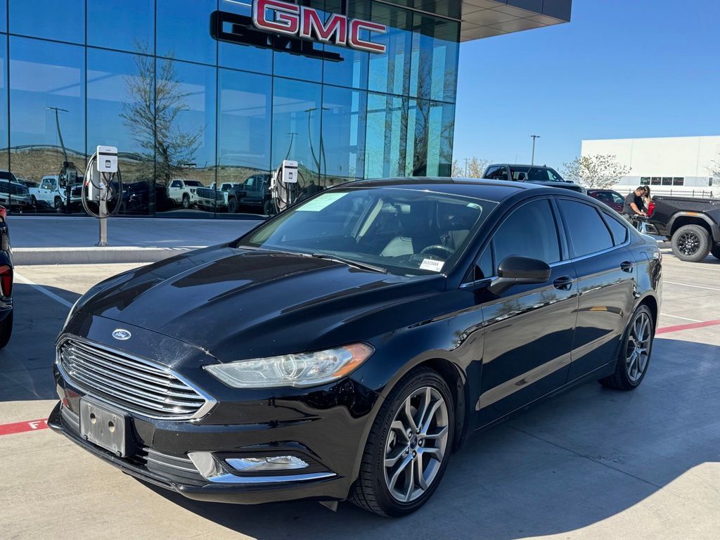 Shadow Black 2017 Ford Fusion Sedan Front-Wheel Drive 6-Speed Automatic