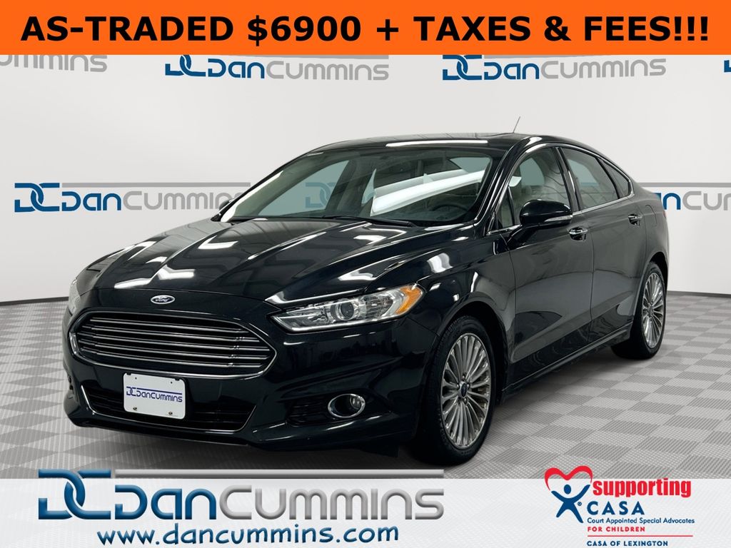Tuxedo Black Metallic 2014 Ford Fusion Sedan Front-Wheel Drive 6-Speed Automatic