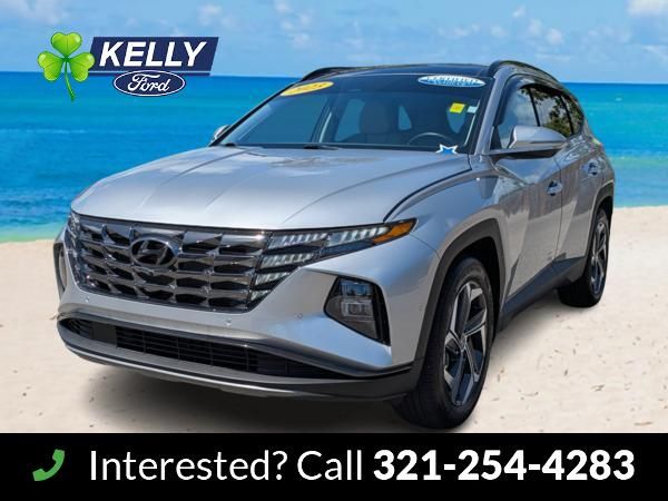 Shimmering Silver 2023 Hyundai Tucson Limited FWD SUV / Crossover Front-Wheel Drive 8-Speed Automatic