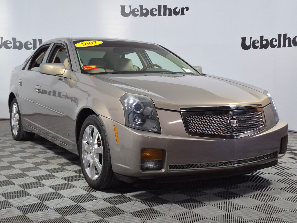Radiant Bronze 2007 Cadillac CTS Sedan Rear-Wheel Drive 5-Speed Automatic Overdrive