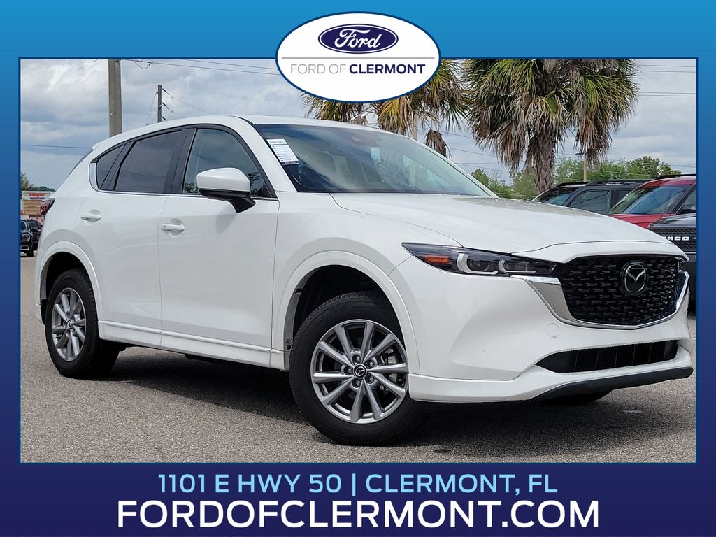 Rhodium White Metallic 2024 Mazda CX-5 2.5 S Preferred AWD SUV / Crossover All-Wheel Drive 6-Speed Automatic
