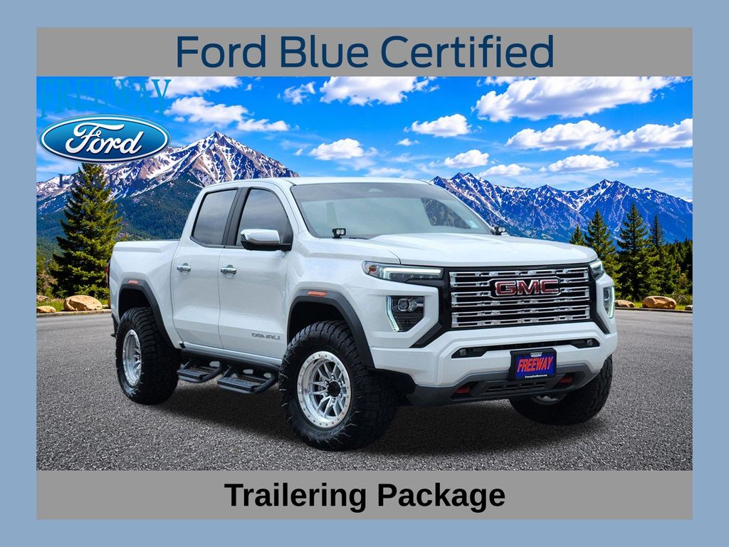 Summit White 2023 GMC Canyon Pickup Truck Four-Wheel Drive 8-Speed Automatic