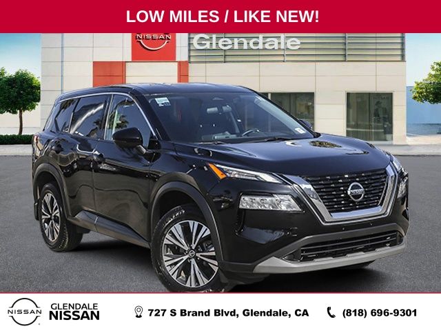 Super Black 2021 Nissan Rogue SUV / Crossover All-Wheel Drive Continuously Variable Transmission
