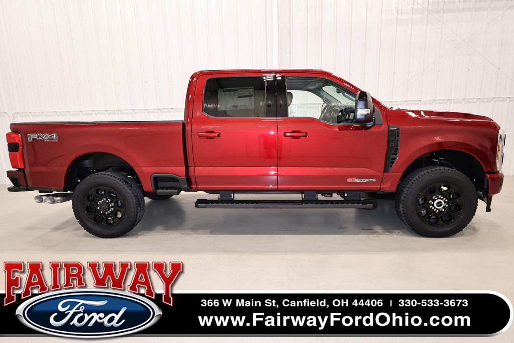 Ruby Red Metallic Tinted Clearcoat 2026 Ford F-350 Super Duty Lariat Crew Cab 4WD Pickup Truck Four-Wheel Drive Automatic