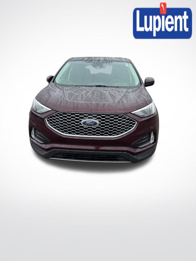Red (Burgundy Velvet Metallic Tinted Clearcoat) 2024 Ford Edge SEL AWD SUV / Crossover All-Wheel Drive 8-Speed Automatic