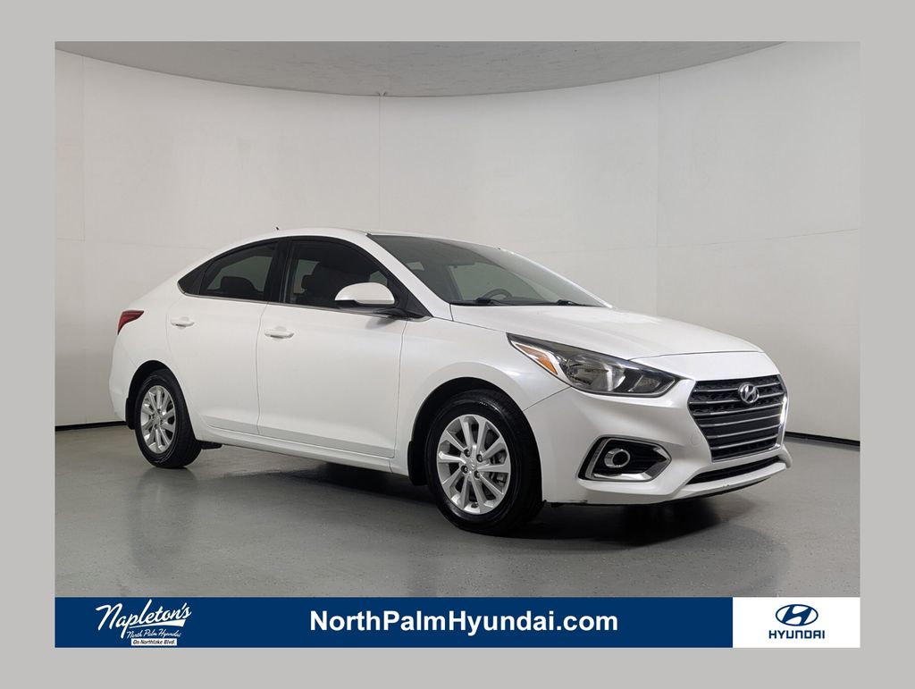 Frost White Pearl 2022 Hyundai Accent SEL FWD Sedan Front-Wheel Drive Continuously Variable Transmission