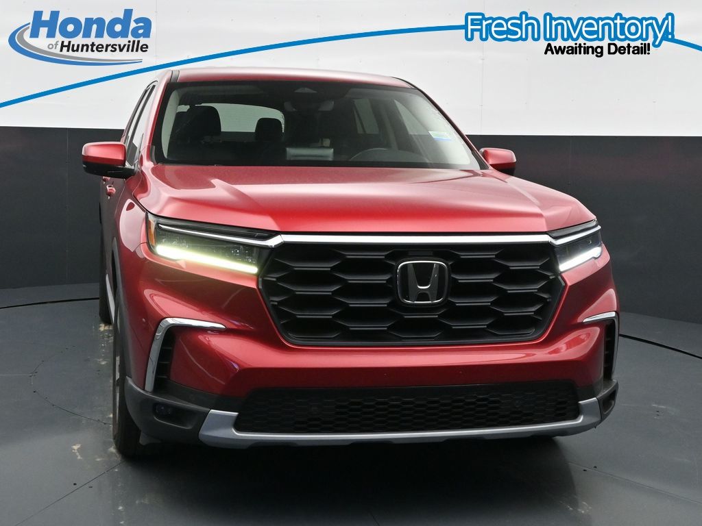 Radiant Red Metallic II 2024 Honda Pilot EX-L AWD with Captains Chairs SUV / Crossover All-Wheel Drive Automatic