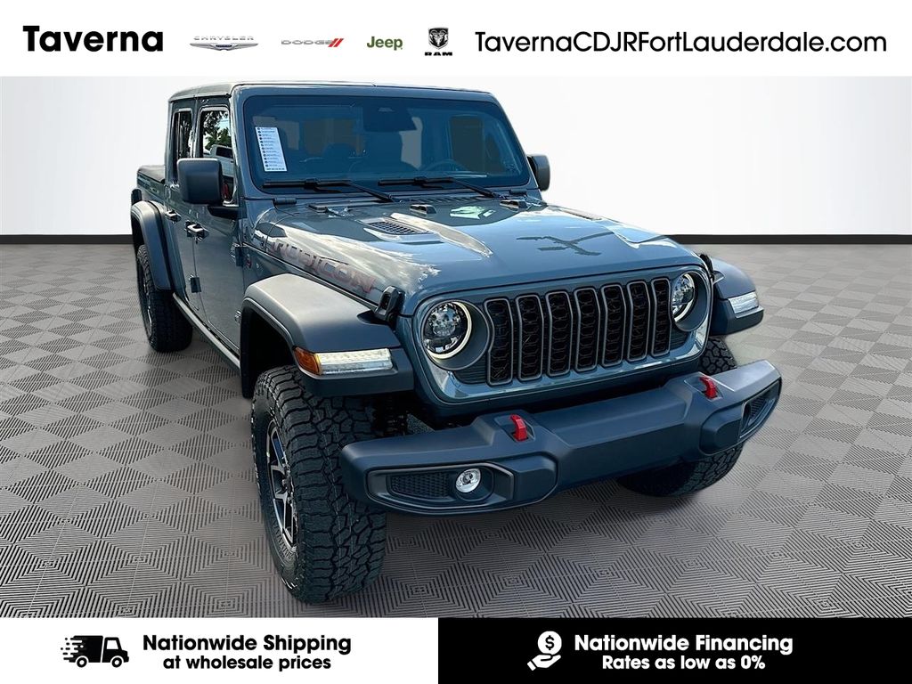 Anvil Clear Coat 2026 Jeep Gladiator Rubicon Crew Cab 4WD Pickup Truck Four-Wheel Drive 8-Speed Automatic