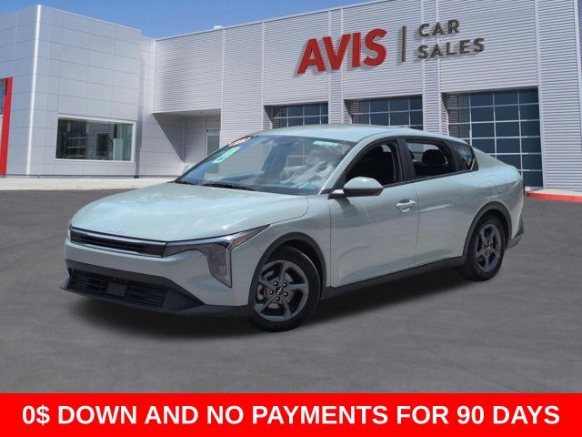 Morning Haze 2025 Kia K4 LXS FWD Sedan Front-Wheel Drive Continuously Variable Transmission