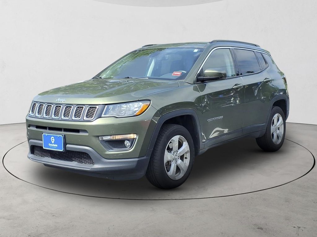 Olive Green 2019 Jeep Compass SUV / Crossover Four-Wheel Drive 9-Speed Automatic