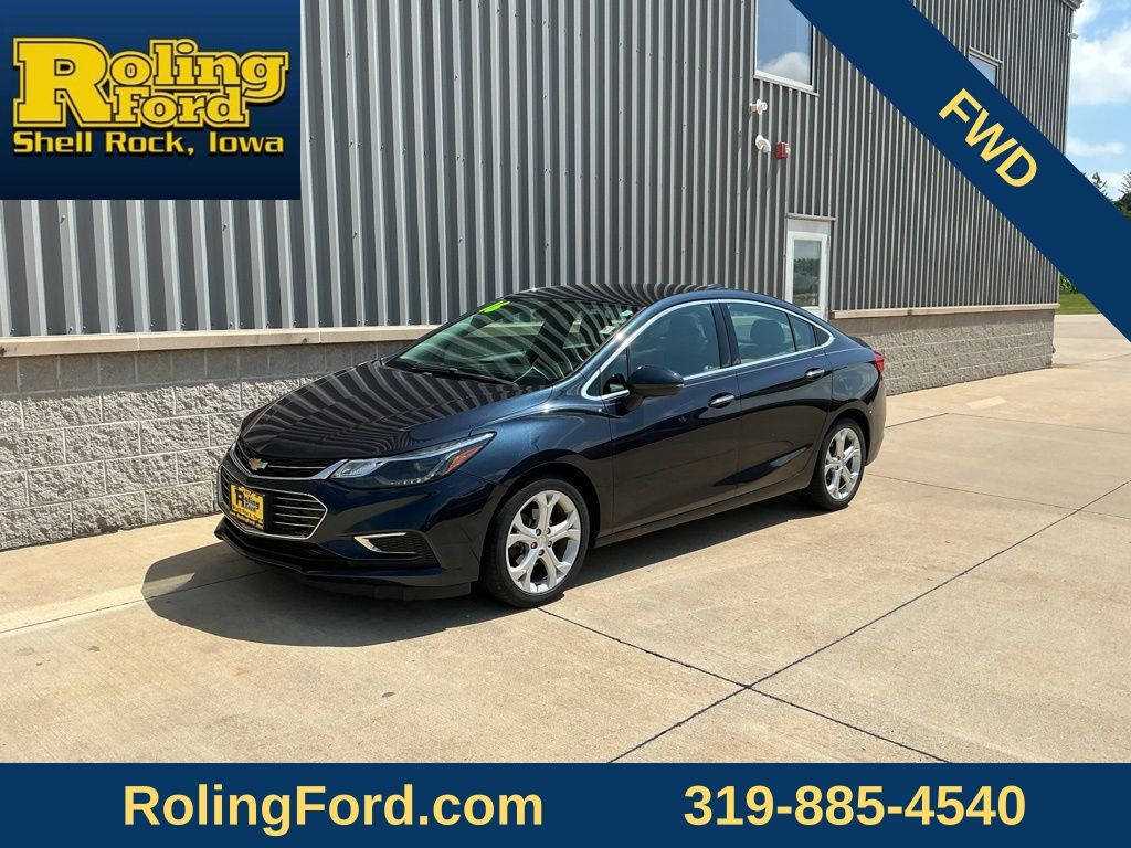 Blue Ray Metallic 2016 Chevrolet Cruze Sedan Front-Wheel Drive 6-Speed Automatic