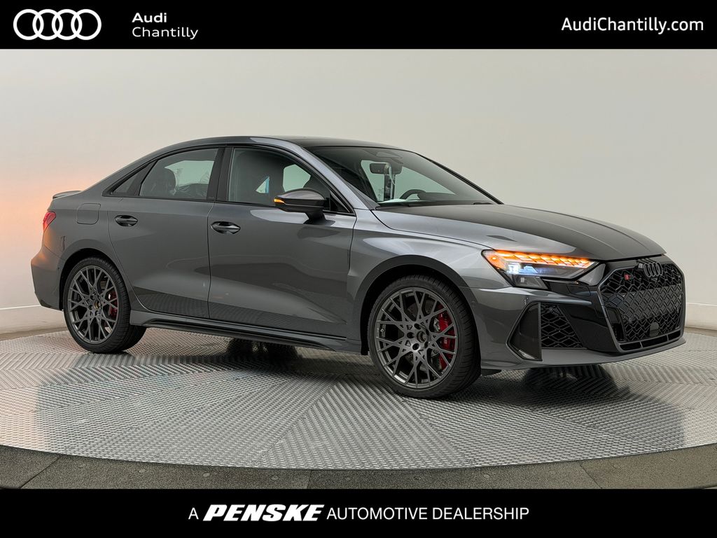 Daytona Gray Pearl Effect 2026 Audi RS 3 2.5T quattro Sedan All-Wheel Drive 7-Speed Automatic