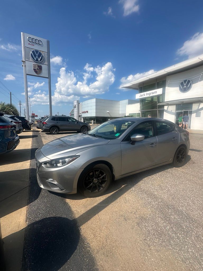Liquid Silver Metallic 2015 Mazda MAZDA3 Sedan Front-Wheel Drive 6-Speed Automatic