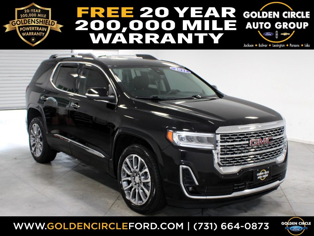 Black (Ebony Twilight Metallic) 2021 GMC Acadia SUV / Crossover Front-Wheel Drive 9-Speed Automatic