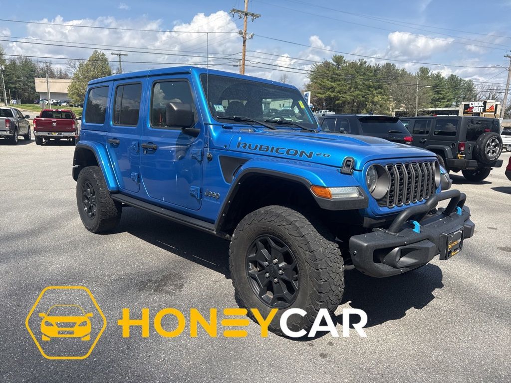 Hydro Blue Pearl Coat 2023 Jeep Wrangler 4xe Rubicon 20th Anniversary 4WD SUV / Crossover Four-Wheel Drive 8-Speed Automatic