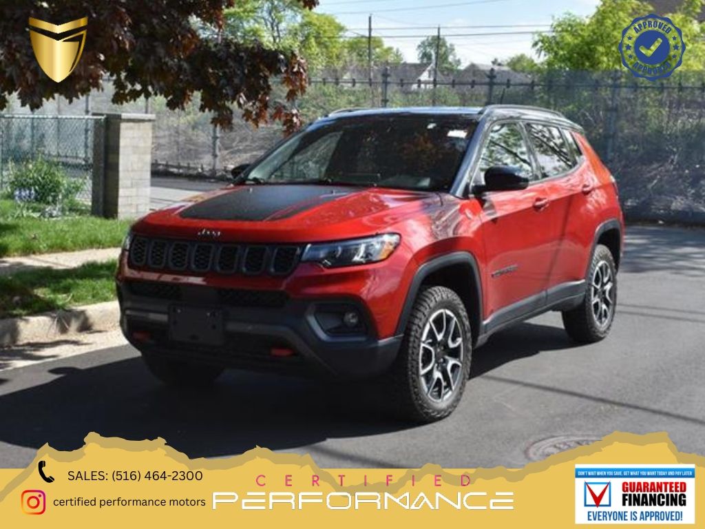 Red Hot Pearlcoat 2025 Jeep Compass SUV / Crossover Four-Wheel Drive 8-Speed Automatic
