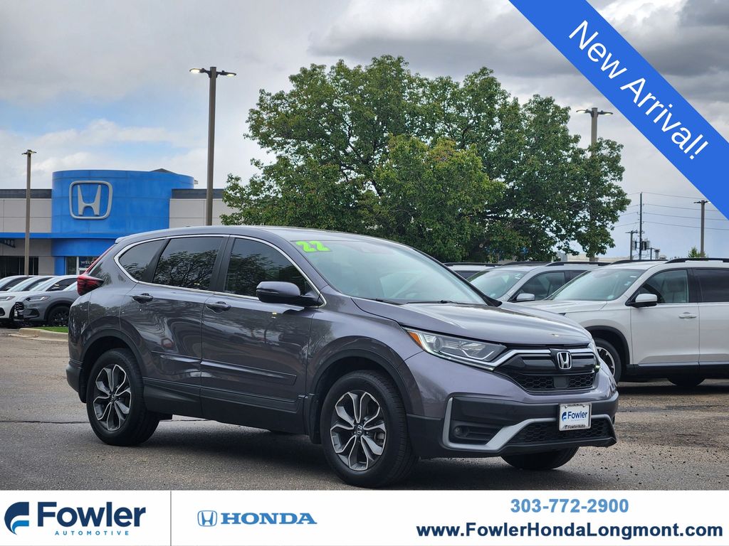 Gray 2022 Honda CR-V EX-L AWD SUV / Crossover All-Wheel Drive Continuously Variable Transmission