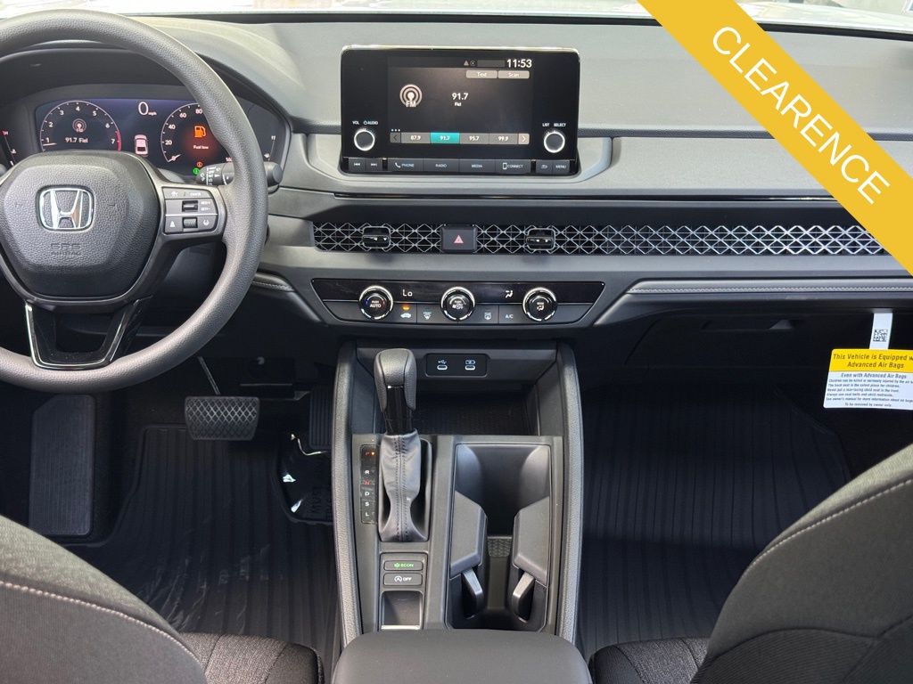 2025 Honda Accord LX White at Community Honda