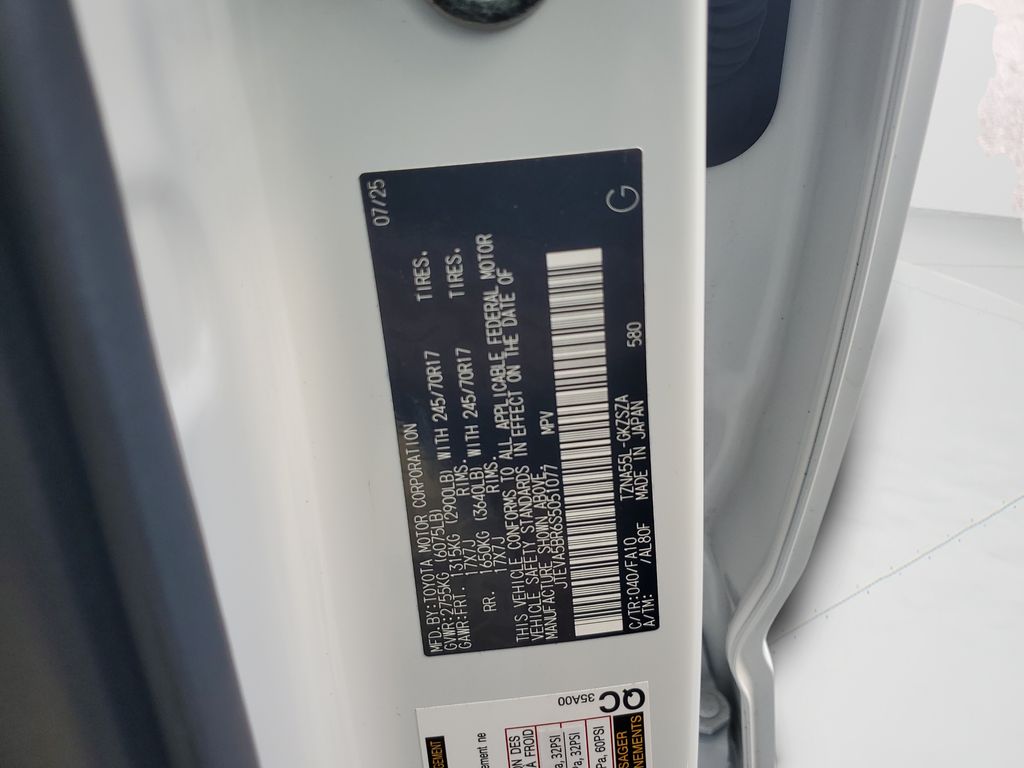 Certified Used 2025 White Toyota SR5 image 2