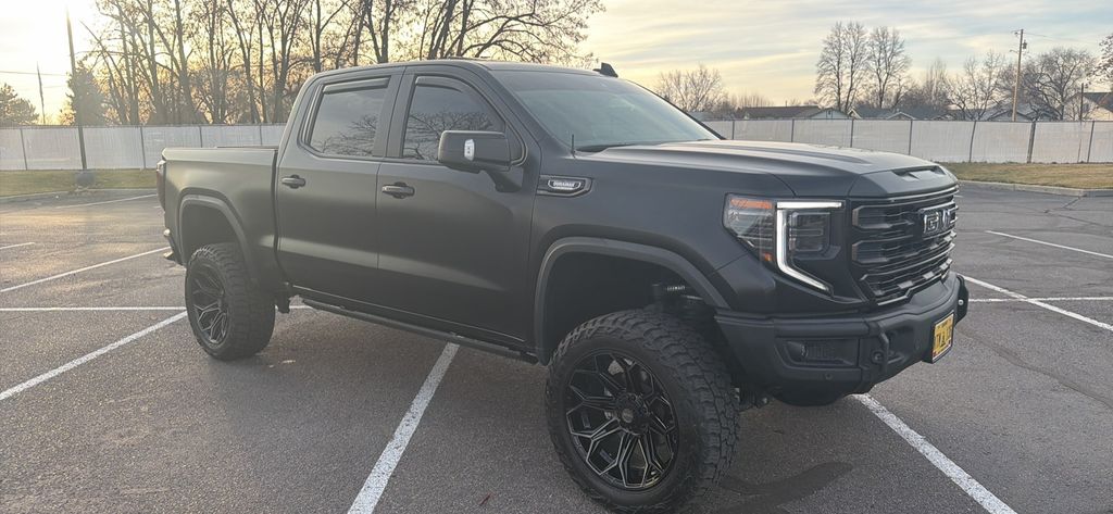 Onyx Black 2025 GMC Sierra 1500 AT4X Crew Cab 4WD Pickup Truck Four-Wheel Drive Automatic