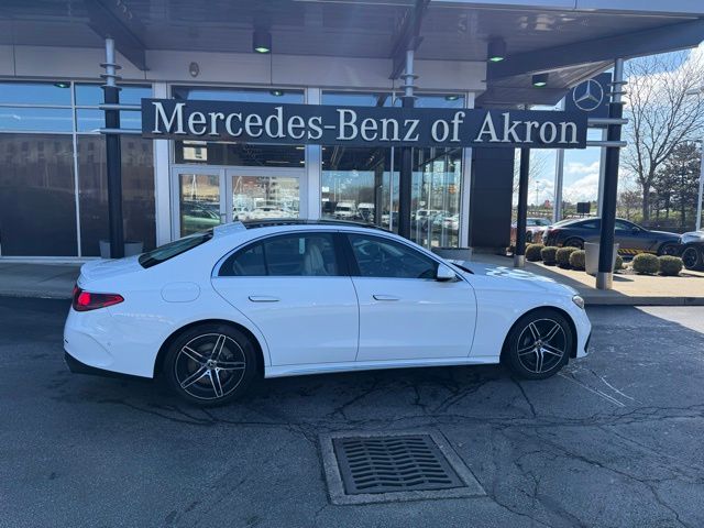 Polar White 2025 Mercedes-Benz E-Class E 450 4MATIC Sedan All-Wheel Drive 9-Speed Automatic