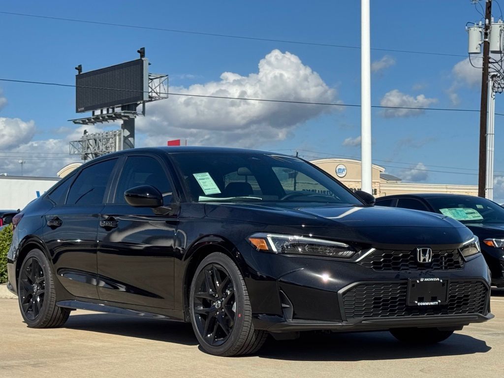 2026 Honda Civic Sport Black at Classic Honda Galveston
