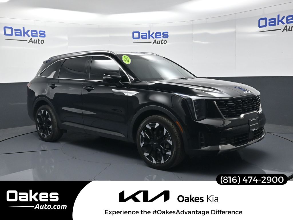 Ebony Black 2024 Kia Sorento SUV / Crossover Front-Wheel Drive 8-Speed Dual Clutch