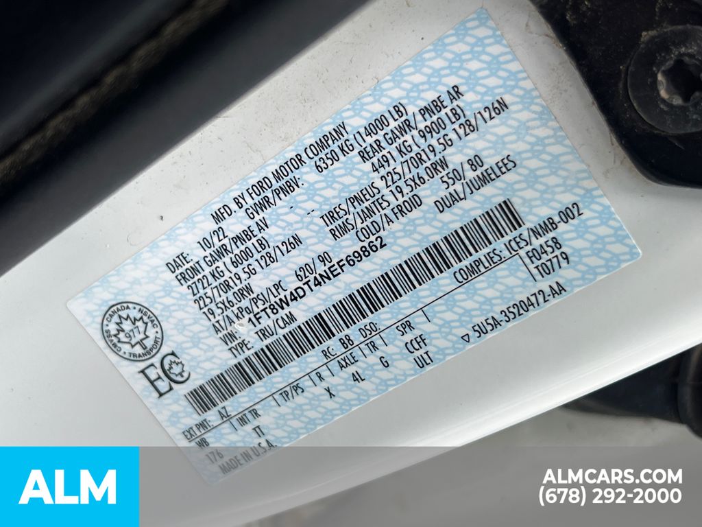 Used 2022 White Ford Limited image 40