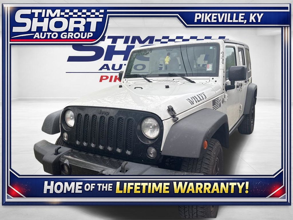 Bright White Clearcoat 2016 Jeep Wrangler Unlimited Willys Wheeler 4WD SUV / Crossover Four-Wheel Drive 5-Speed Automatic